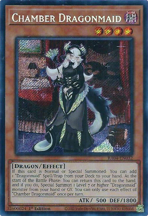Chamber Dragonmaid [RA04-EN032] Secret Rare | Card Merchant Takapuna