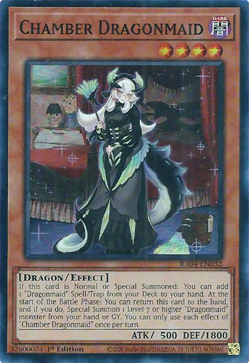 Chamber Dragonmaid [RA04-EN032] Super Rare | Card Merchant Takapuna