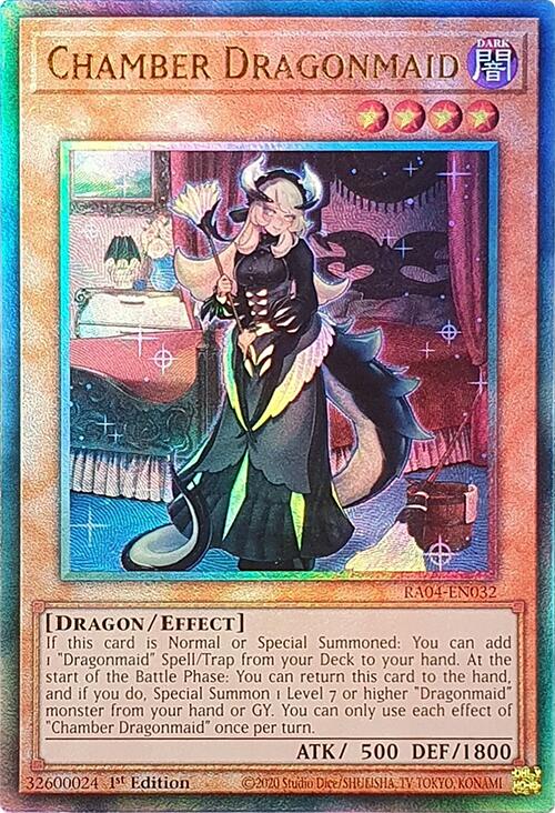 Chamber Dragonmaid [RA04-EN032] Prismatic Ultimate Rare | Card Merchant Takapuna
