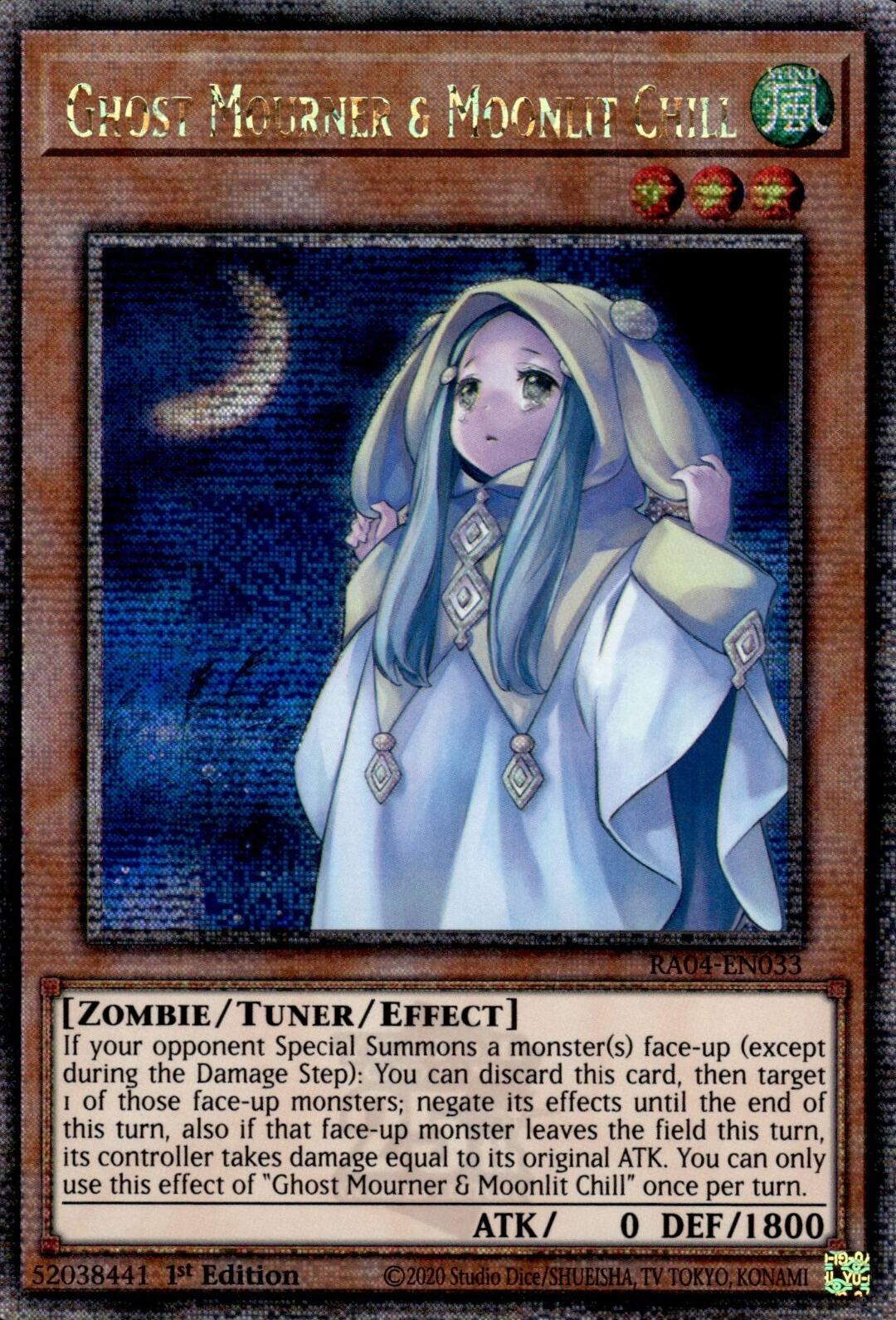 Ghost Mourner & Moonlit Chill [RA04-EN033] Quarter Century Secret Rare | Card Merchant Takapuna