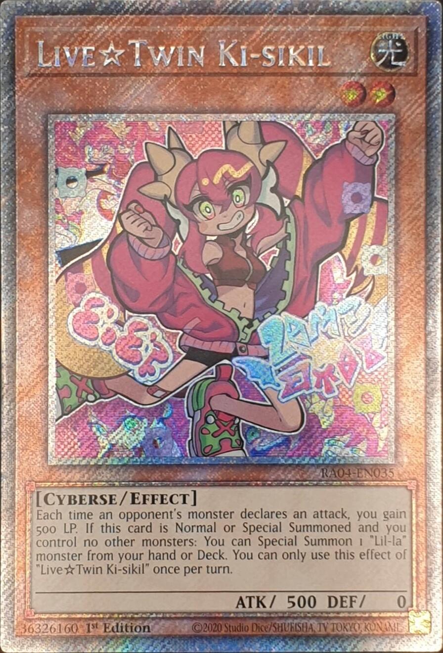 LiveTwin Ki-sikil [RA04-EN035] Platinum Secret Rare | Card Merchant Takapuna