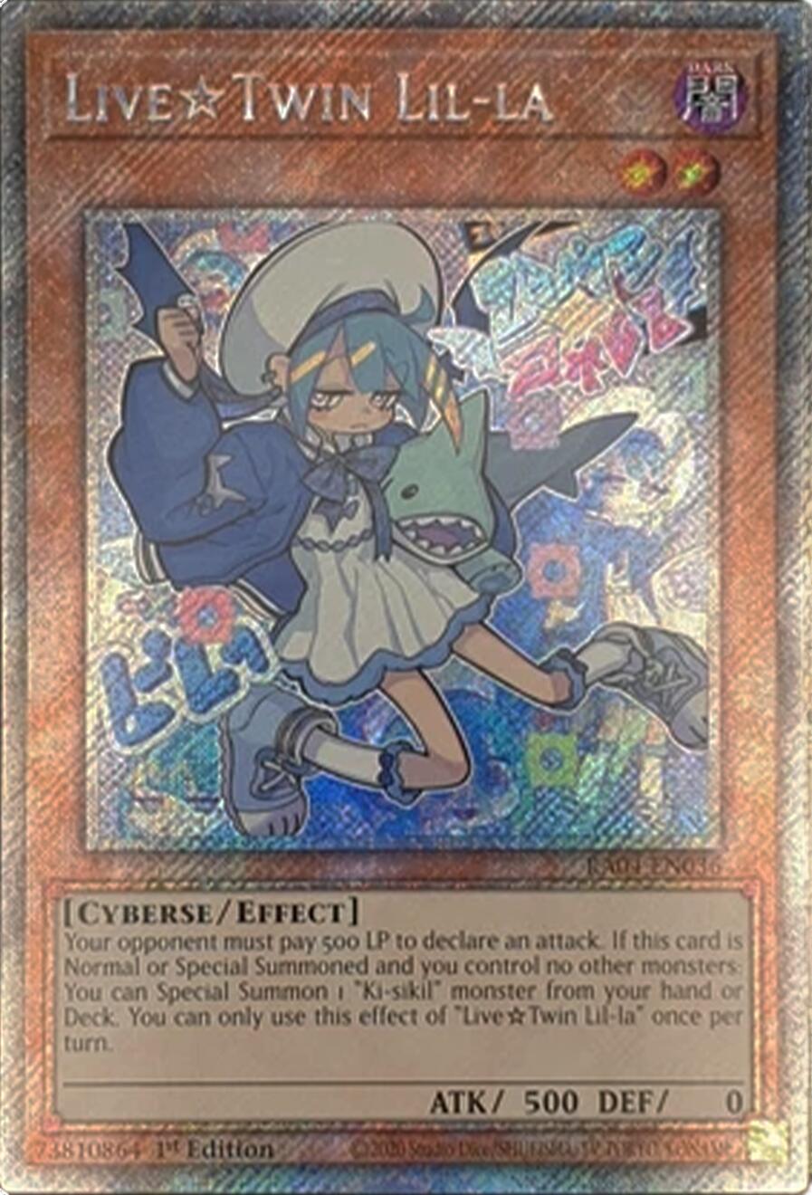 LiveTwin Lil-la [RA04-EN036] Platinum Secret Rare | Card Merchant Takapuna