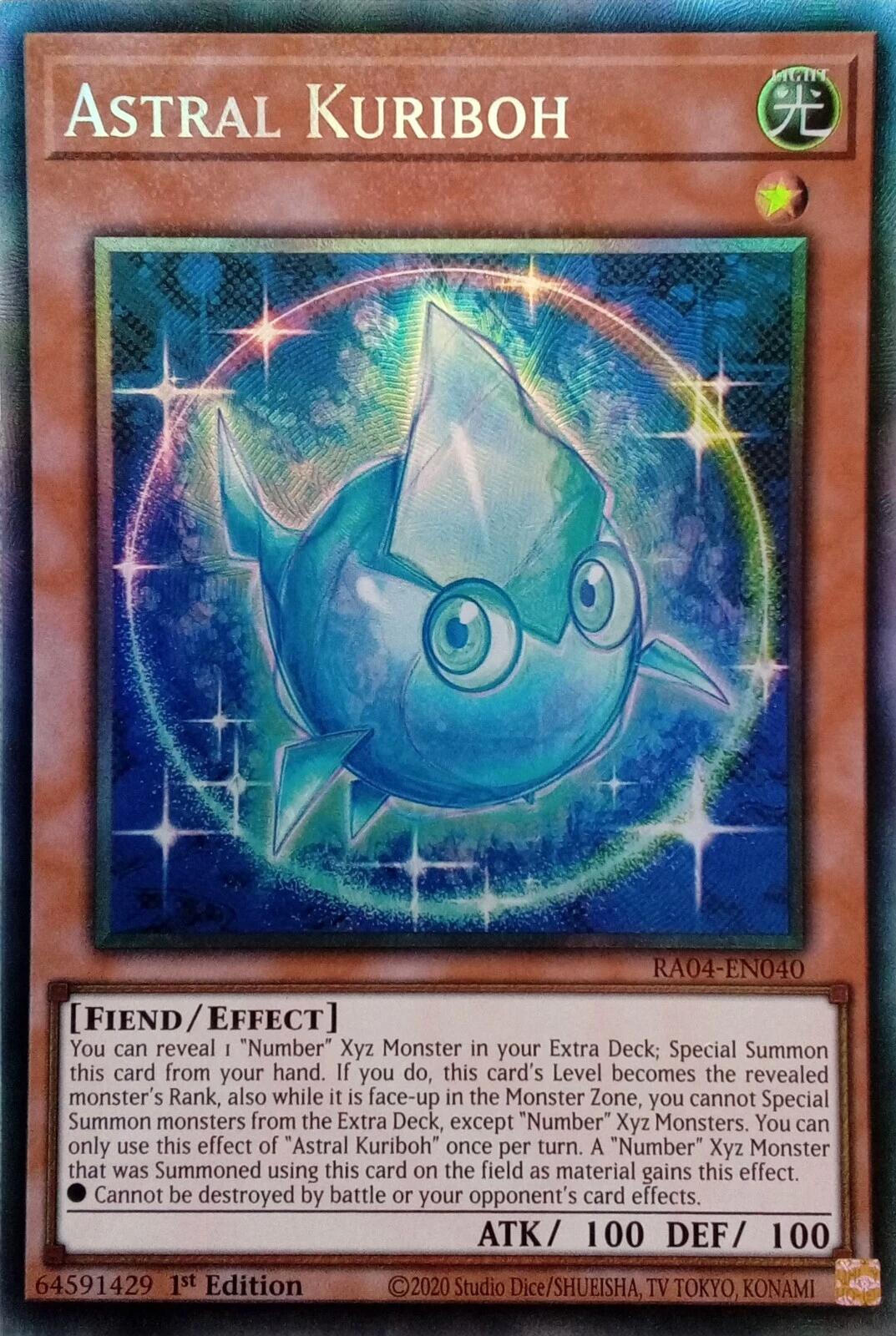 Astral Kuriboh [RA04-EN040] Prismatic Collector's Rare | Card Merchant Takapuna