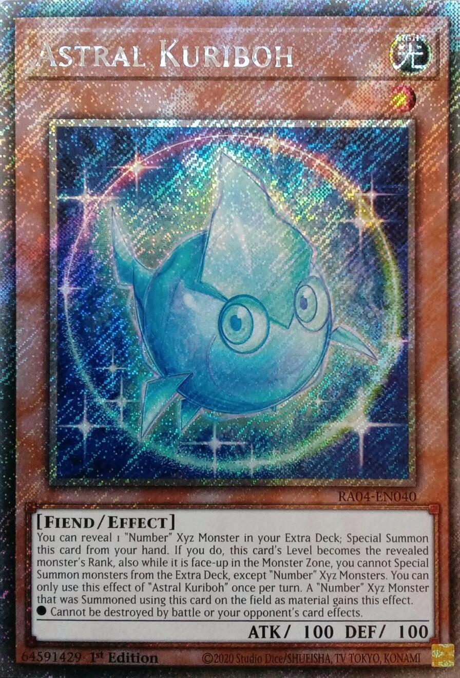 Astral Kuriboh [RA04-EN040] Platinum Secret Rare | Card Merchant Takapuna