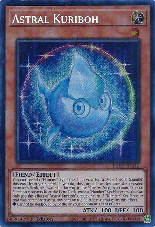 Astral Kuriboh [RA04-EN040] Secret Rare | Card Merchant Takapuna