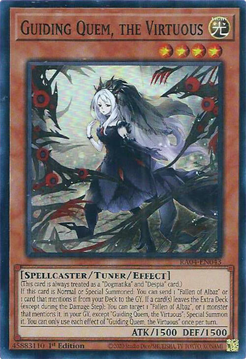 Guiding Quem, the Virtuous [RA04-EN043] Super Rare | Card Merchant Takapuna