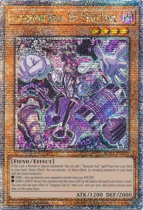 Vanquish Soul Dr. Mad Love [RA04-EN045] Quarter Century Secret Rare | Card Merchant Takapuna