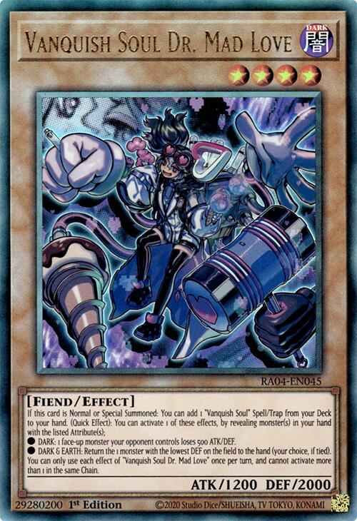 Vanquish Soul Dr. Mad Love [RA04-EN045] Prismatic Ultimate Rare | Card Merchant Takapuna