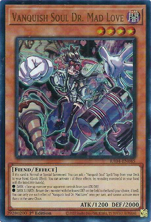 Vanquish Soul Dr. Mad Love [RA04-EN045] Ultra Rare | Card Merchant Takapuna