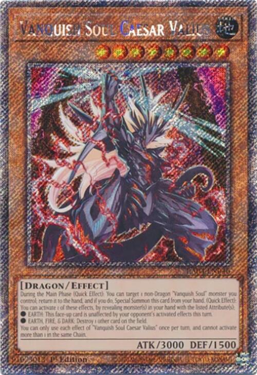Vanquish Soul Caesar Valius [RA04-EN046] Platinum Secret Rare | Card Merchant Takapuna