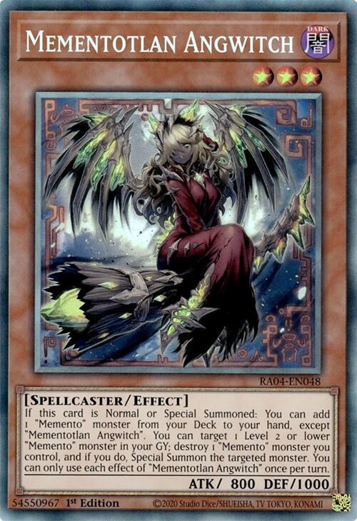 Mementotlan Angwitch [RA04-EN048] Prismatic Collector's Rare | Card Merchant Takapuna