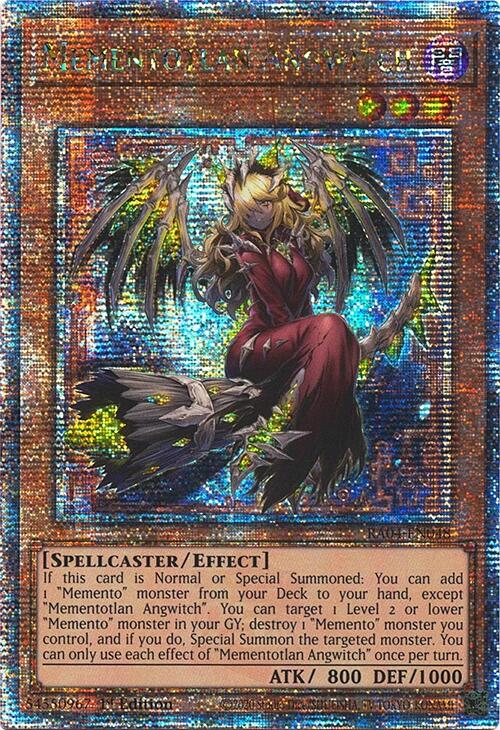 Mementotlan Angwitch [RA04-EN048] Quarter Century Secret Rare | Card Merchant Takapuna