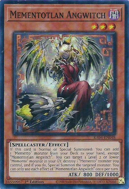 Mementotlan Angwitch [RA04-EN048] Super Rare | Card Merchant Takapuna