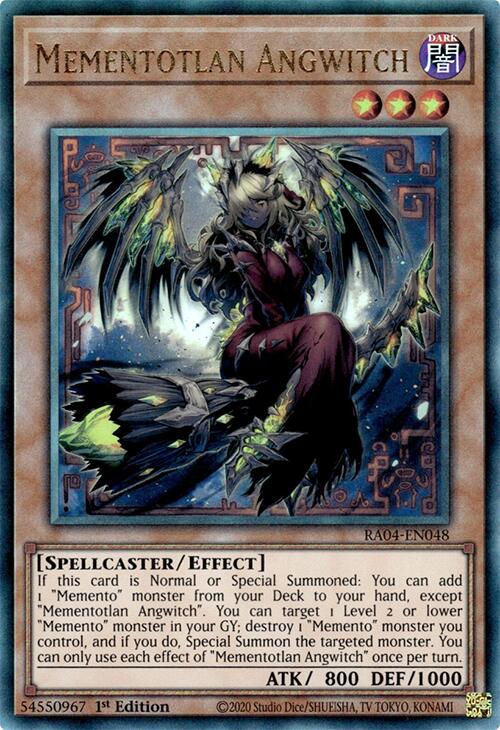 Mementotlan Angwitch [RA04-EN048] Prismatic Ultimate Rare | Card Merchant Takapuna