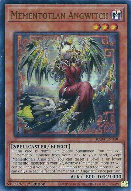 Mementotlan Angwitch [RA04-EN048] Ultra Rare | Card Merchant Takapuna
