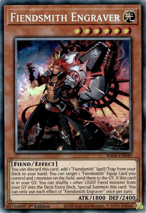 Fiendsmith Engraver [RA04-EN049] Prismatic Collector's Rare | Card Merchant Takapuna