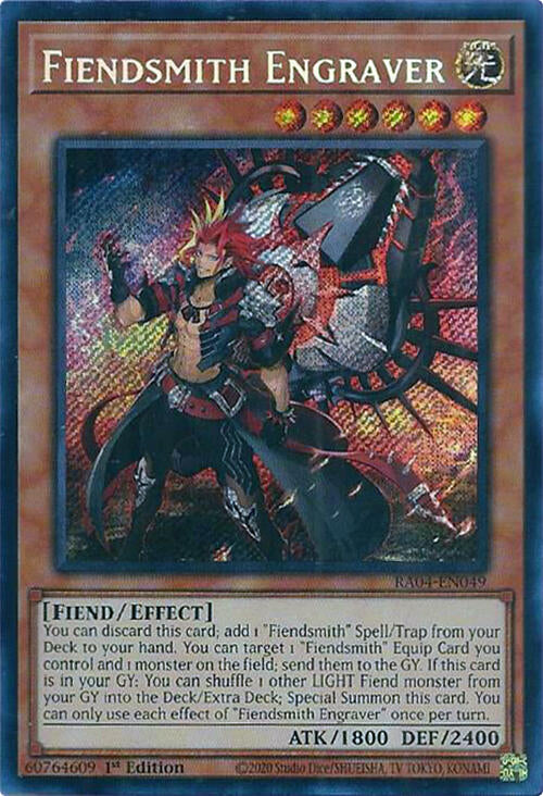 Fiendsmith Engraver [RA04-EN049] Secret Rare | Card Merchant Takapuna