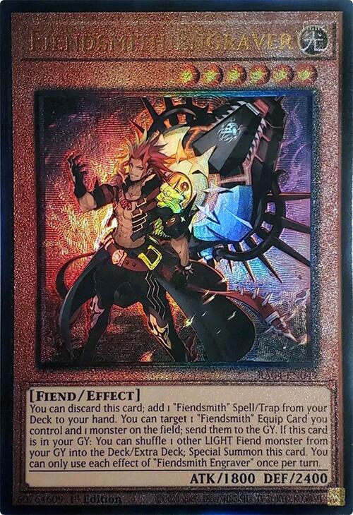 Fiendsmith Engraver [RA04-EN049] Prismatic Ultimate Rare | Card Merchant Takapuna