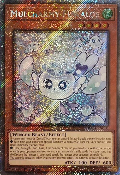 Mulcharmy Fuwalos [RA04-EN050] Platinum Secret Rare | Card Merchant Takapuna