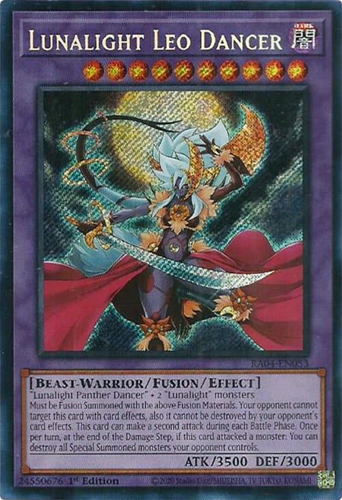 Lunalight Leo Dancer [RA04-EN053] Secret Rare | Card Merchant Takapuna