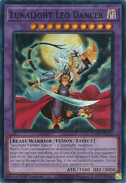 Lunalight Leo Dancer [RA04-EN053] Super Rare | Card Merchant Takapuna