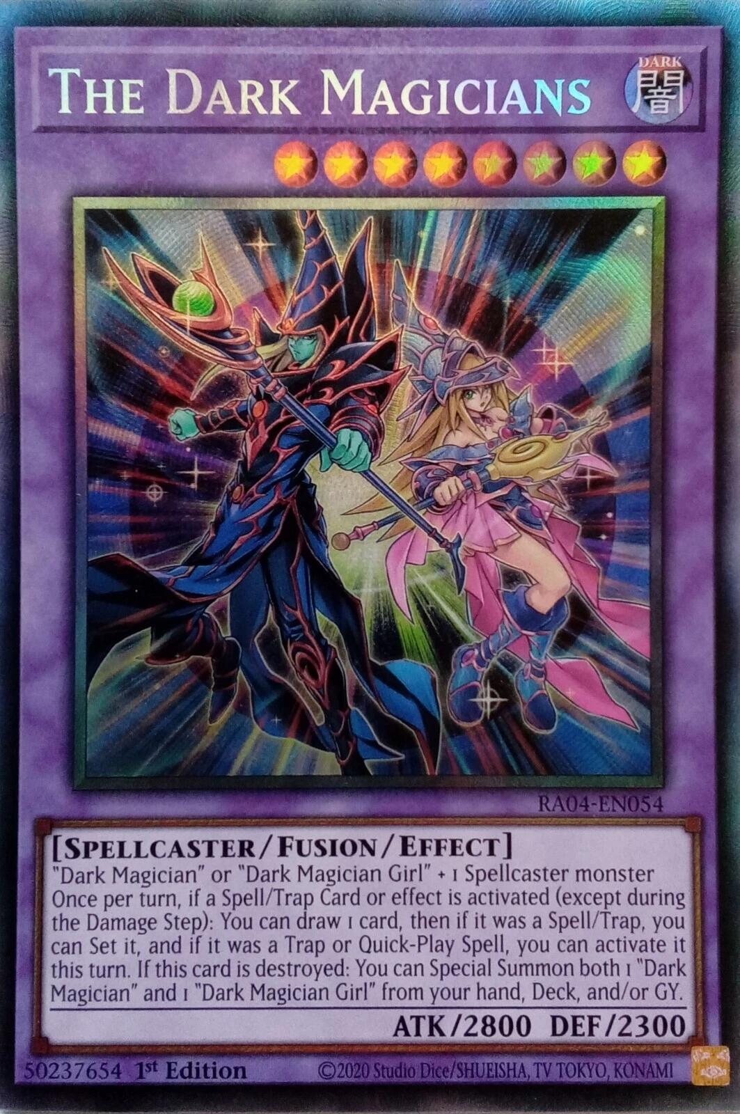 The Dark Magicians [RA04-EN054] Prismatic Collector's Rare | Card Merchant Takapuna