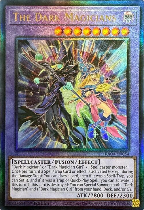 The Dark Magicians [RA04-EN054] Prismatic Ultimate Rare | Card Merchant Takapuna
