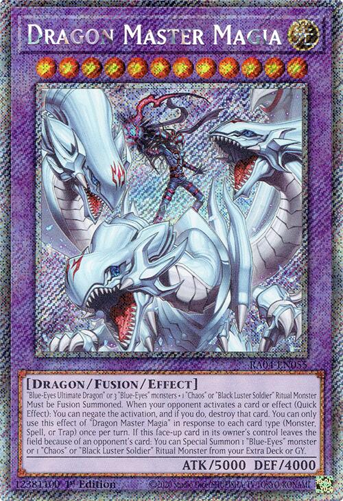 Dragon Master Magia [RA04-EN055] Platinum Secret Rare | Card Merchant Takapuna