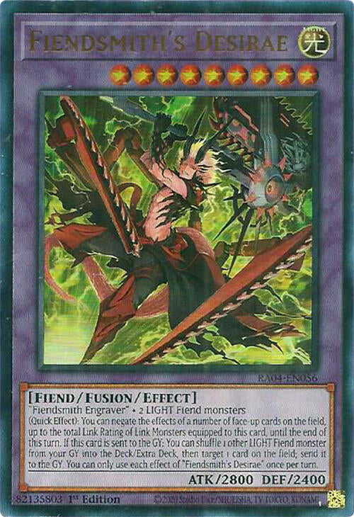Fiendsmith's Desirae [RA04-EN056] Ultra Rare | Card Merchant Takapuna