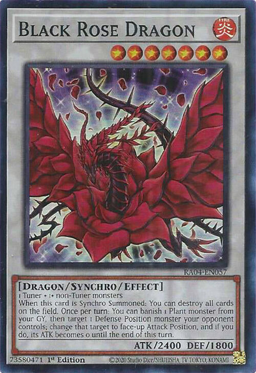 Black Rose Dragon [RA04-EN057] Super Rare | Card Merchant Takapuna