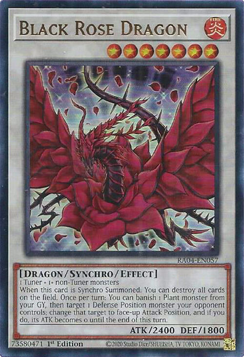 Black Rose Dragon [RA04-EN057] Ultra Rare | Card Merchant Takapuna