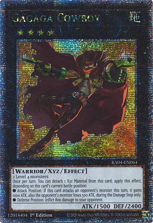 Gagaga Cowboy [RA04-EN064] Quarter Century Secret Rare | Card Merchant Takapuna