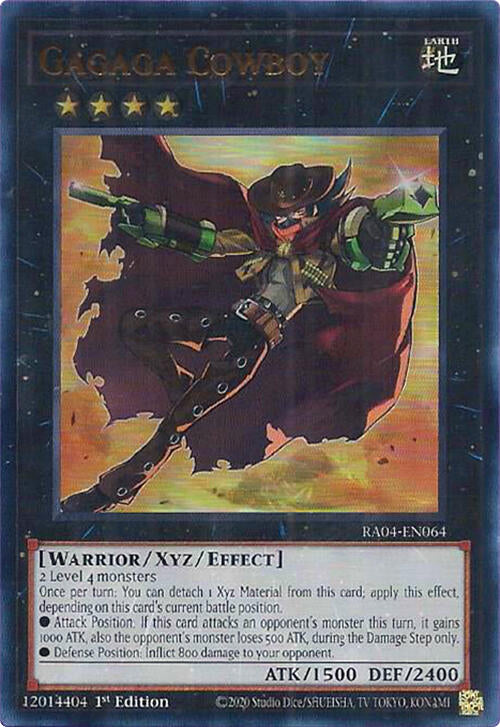 Gagaga Cowboy [RA04-EN064] Ultra Rare | Card Merchant Takapuna