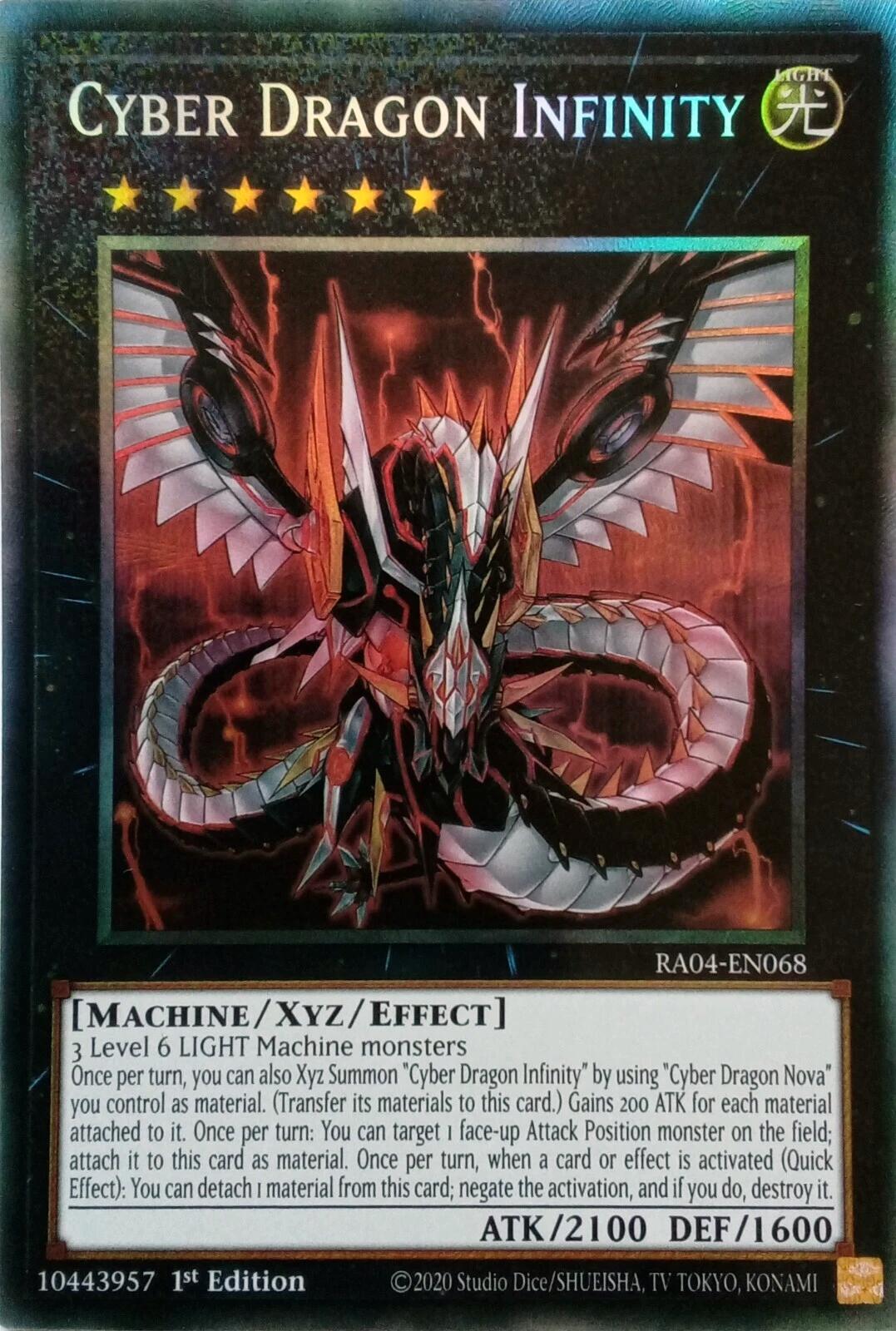 Cyber Dragon Infinity [RA04-EN068] Prismatic Collector's Rare | Card Merchant Takapuna