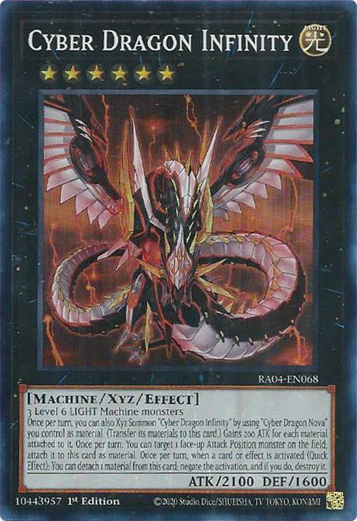 Cyber Dragon Infinity [RA04-EN068] Super Rare | Card Merchant Takapuna