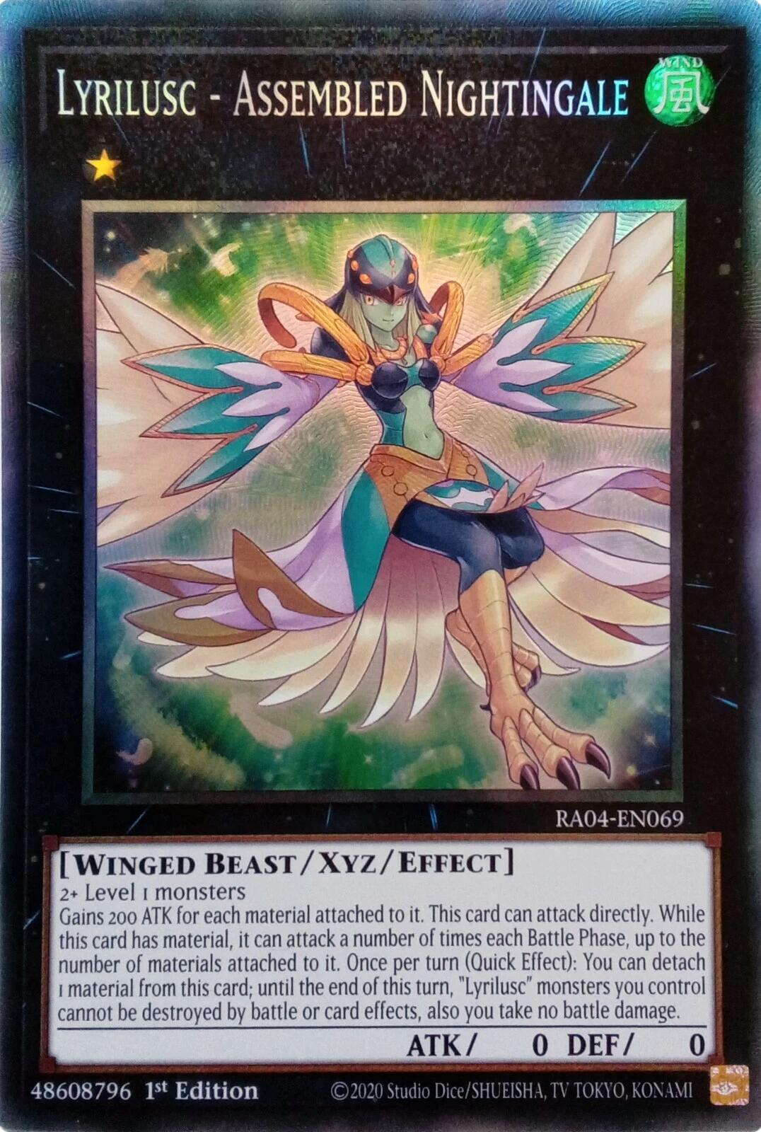 Lyrilusc - Assembled Nightingale [RA04-EN069] Prismatic Collector's Rare | Card Merchant Takapuna