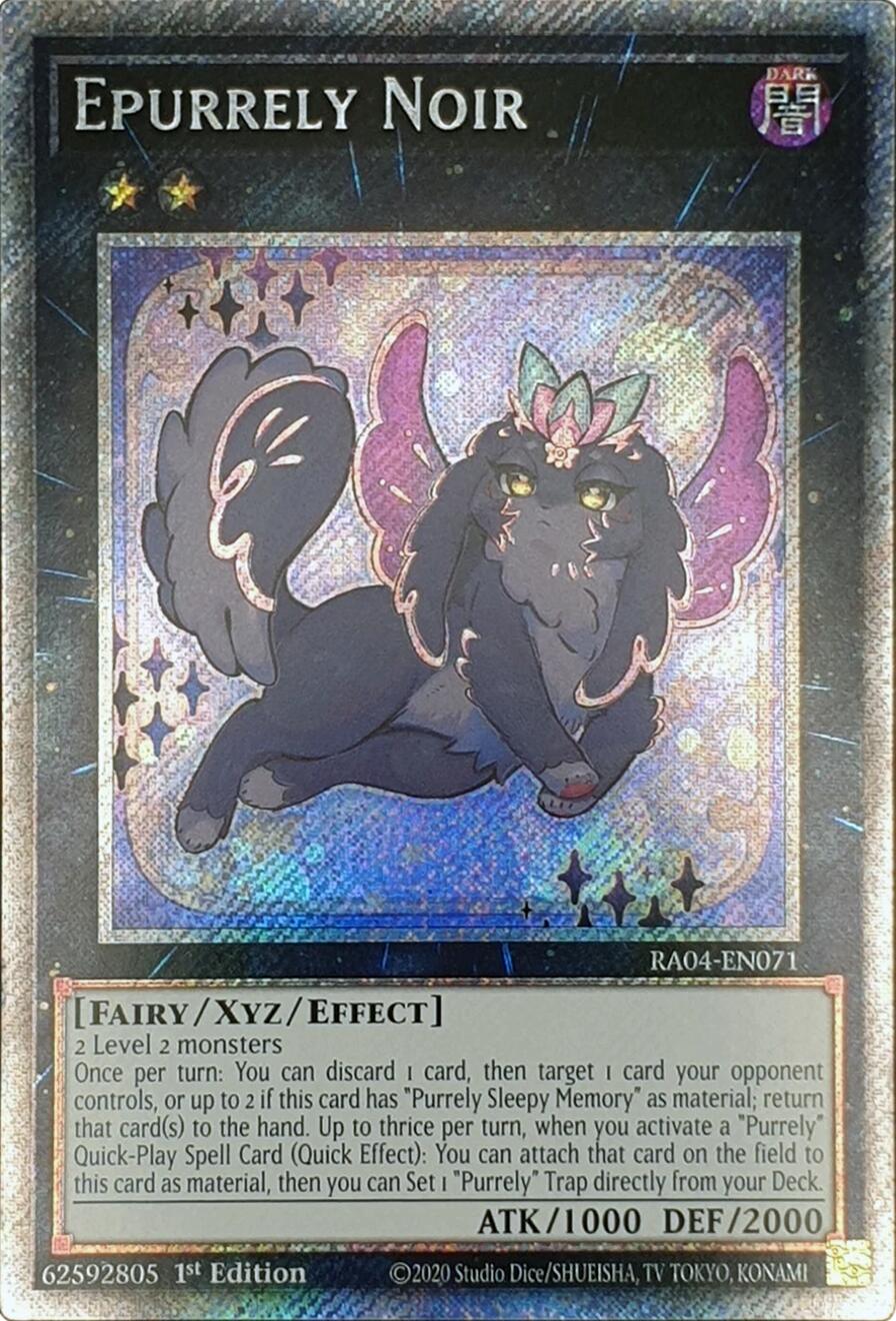 Epurrely Noir [RA04-EN071] Platinum Secret Rare | Card Merchant Takapuna