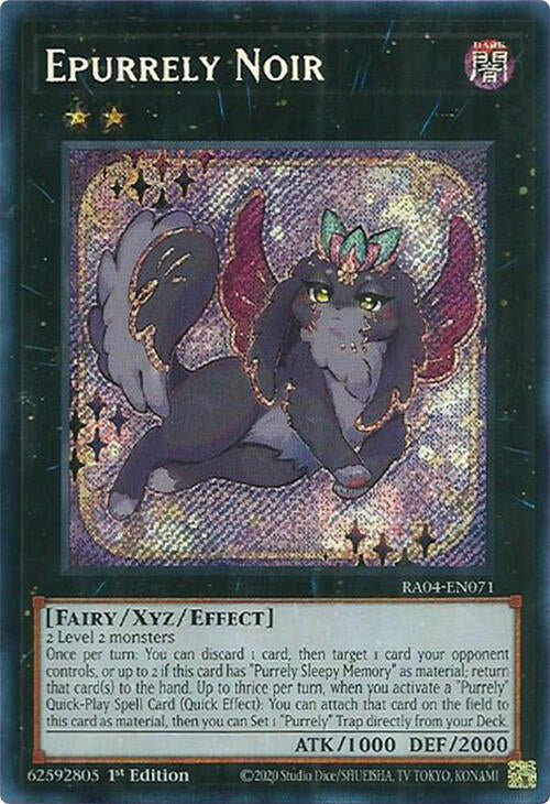 Epurrely Noir [RA04-EN071] Secret Rare | Card Merchant Takapuna