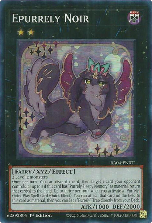 Epurrely Noir [RA04-EN071] Super Rare | Card Merchant Takapuna
