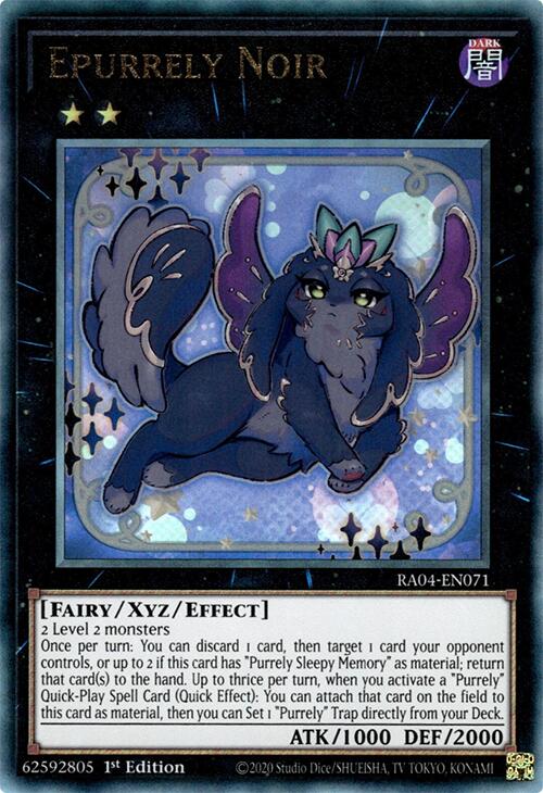 Epurrely Noir [RA04-EN071] Prismatic Ultimate Rare | Card Merchant Takapuna