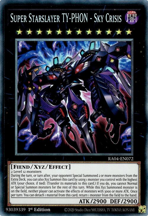 Super Starslayer TY-PHON - Sky Crisis [RA04-EN072] Prismatic Collector's Rare | Card Merchant Takapuna