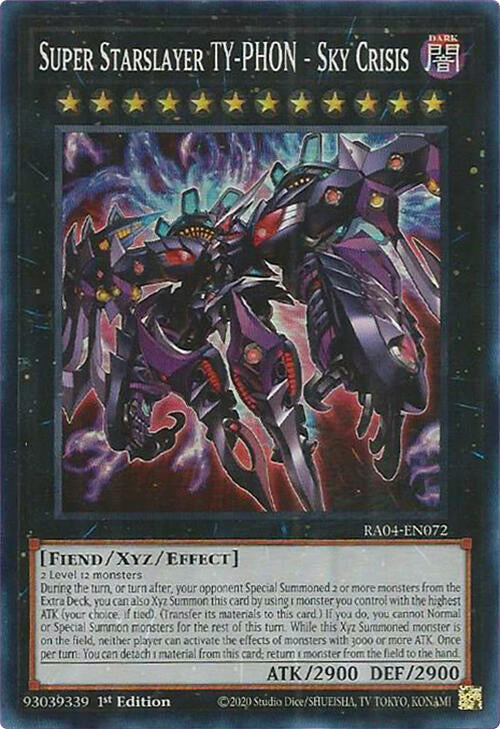 Super Starslayer TY-PHON - Sky Crisis [RA04-EN072] Super Rare | Card Merchant Takapuna