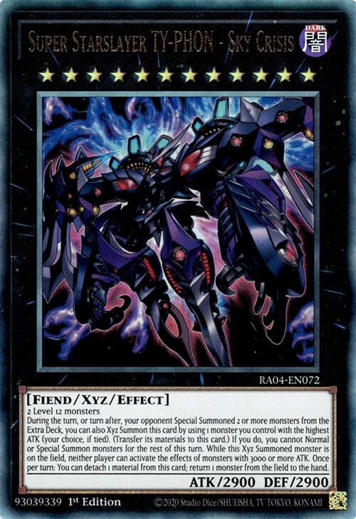 Super Starslayer TY-PHON - Sky Crisis [RA04-EN072] Prismatic Ultimate Rare | Card Merchant Takapuna