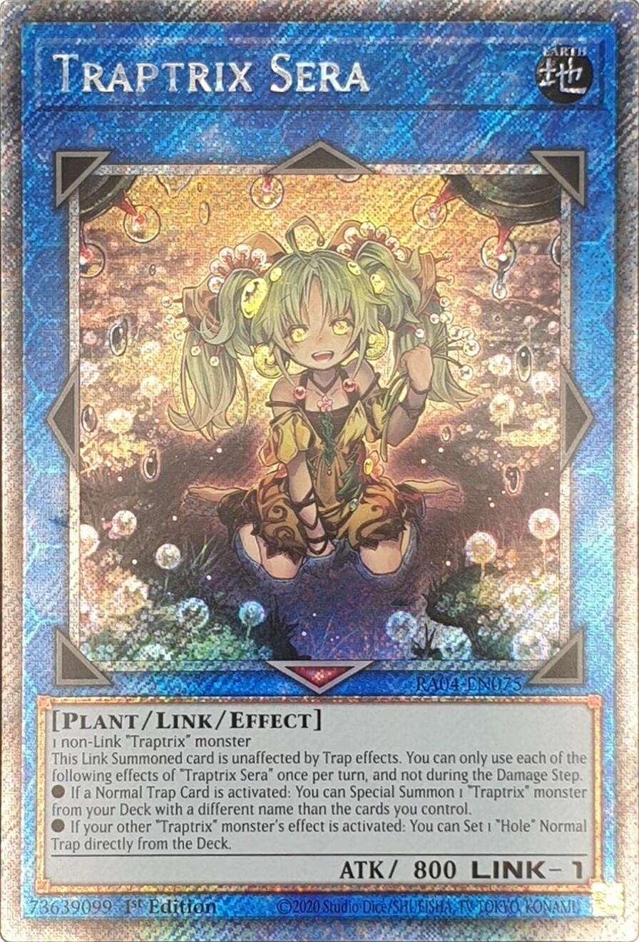 Traptrix Sera [RA04-EN075] Platinum Secret Rare | Card Merchant Takapuna