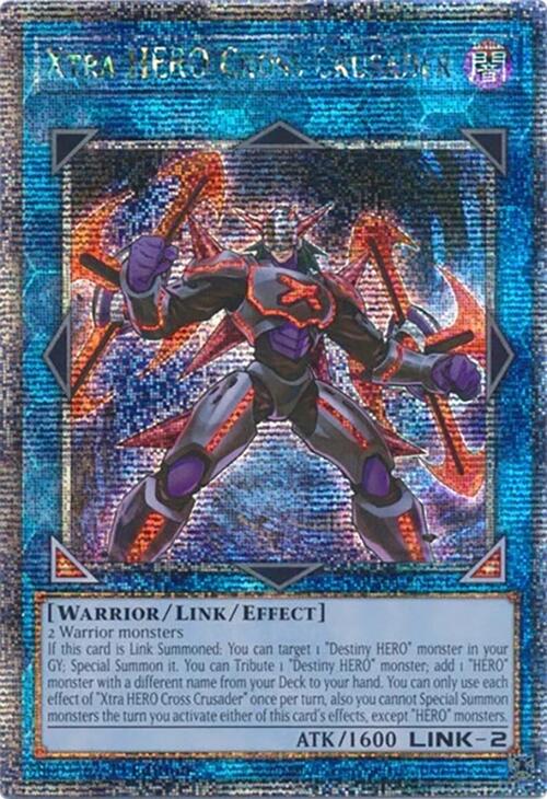Xtra HERO Cross Crusader [RA04-EN076] Quarter Century Secret Rare | Card Merchant Takapuna