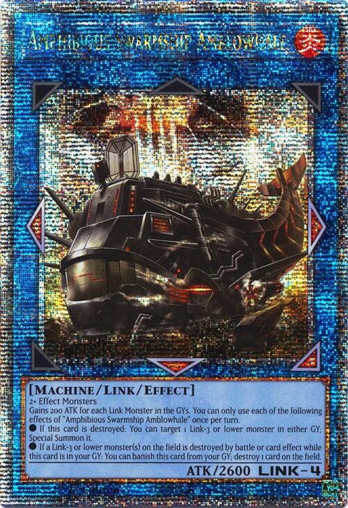 Amphibious Swarmship Amblowhale [RA04-EN077] Quarter Century Secret Rare | Card Merchant Takapuna