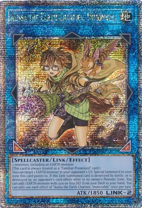 Aussa the Earth Charmer, Immovable [RA04-EN078] Quarter Century Secret Rare | Card Merchant Takapuna