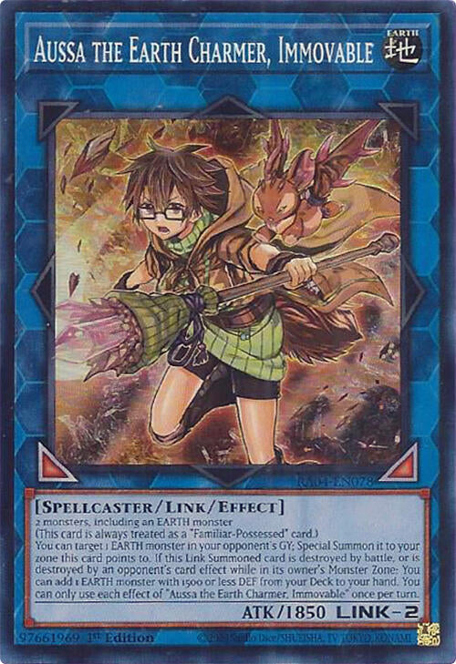 Aussa the Earth Charmer, Immovable [RA04-EN078] Super Rare | Card Merchant Takapuna
