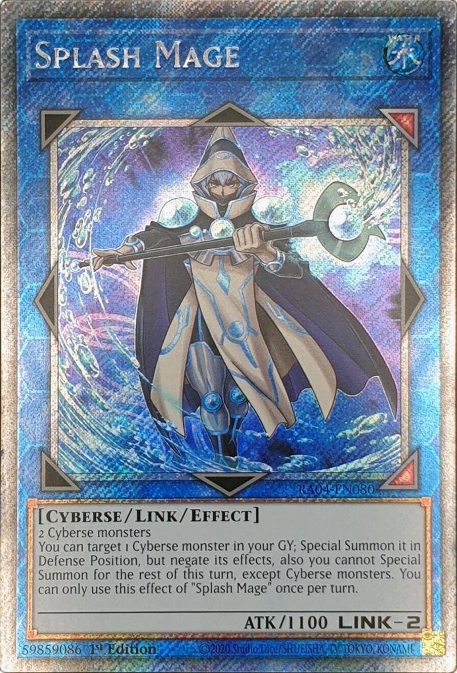 Splash Mage [RA04-EN080] Platinum Secret Rare | Card Merchant Takapuna