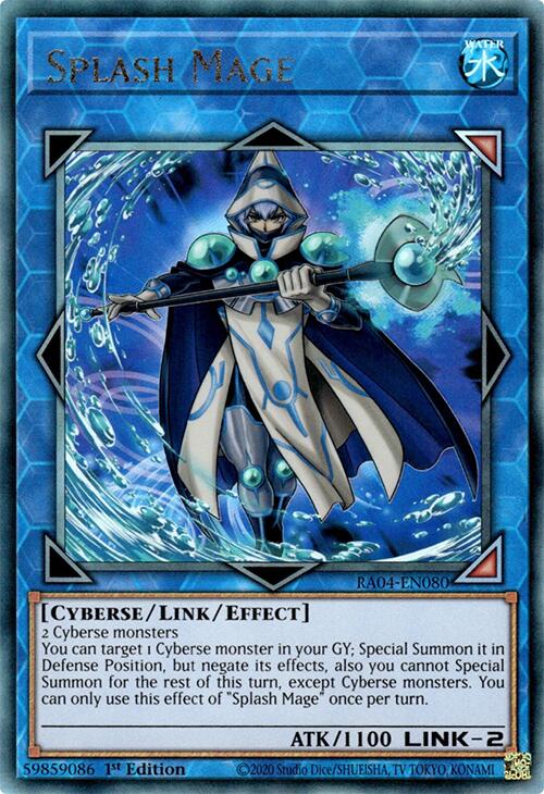 Splash Mage [RA04-EN080] Prismatic Ultimate Rare | Card Merchant Takapuna
